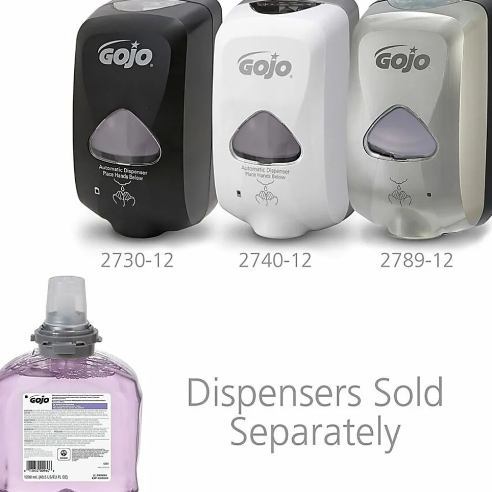 GOJO® TFX Premium Foam Handwash, Cranberry Scent, 1200mL Bottle