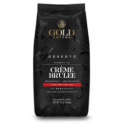 Gold Coffee Company Creme Brulee Blend, Ground Bean, 12 Oz, Total Qty 1
