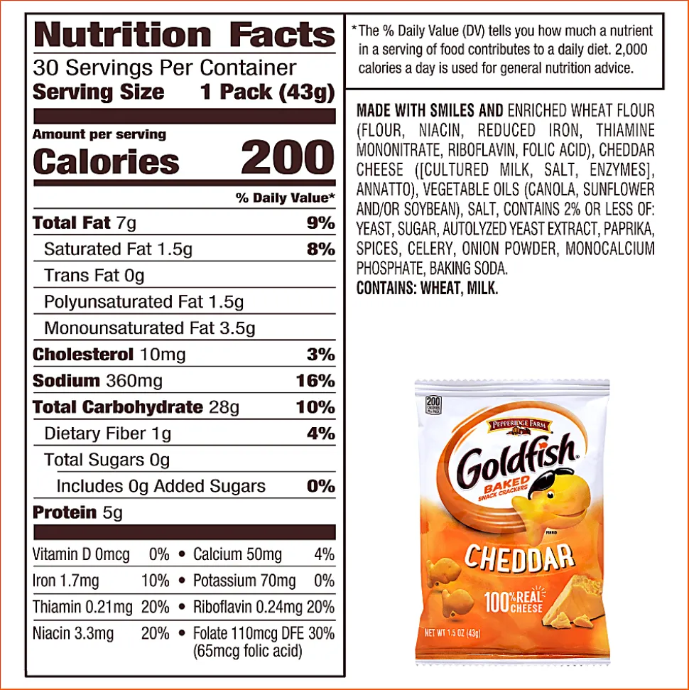 Goldfish Baked Snack Crackers/Sunshine Cheez-It Bundle
