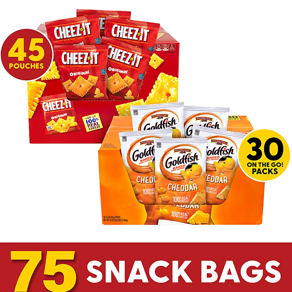 Goldfish Baked Snack Crackers/Sunshine Cheez-It Bundle
