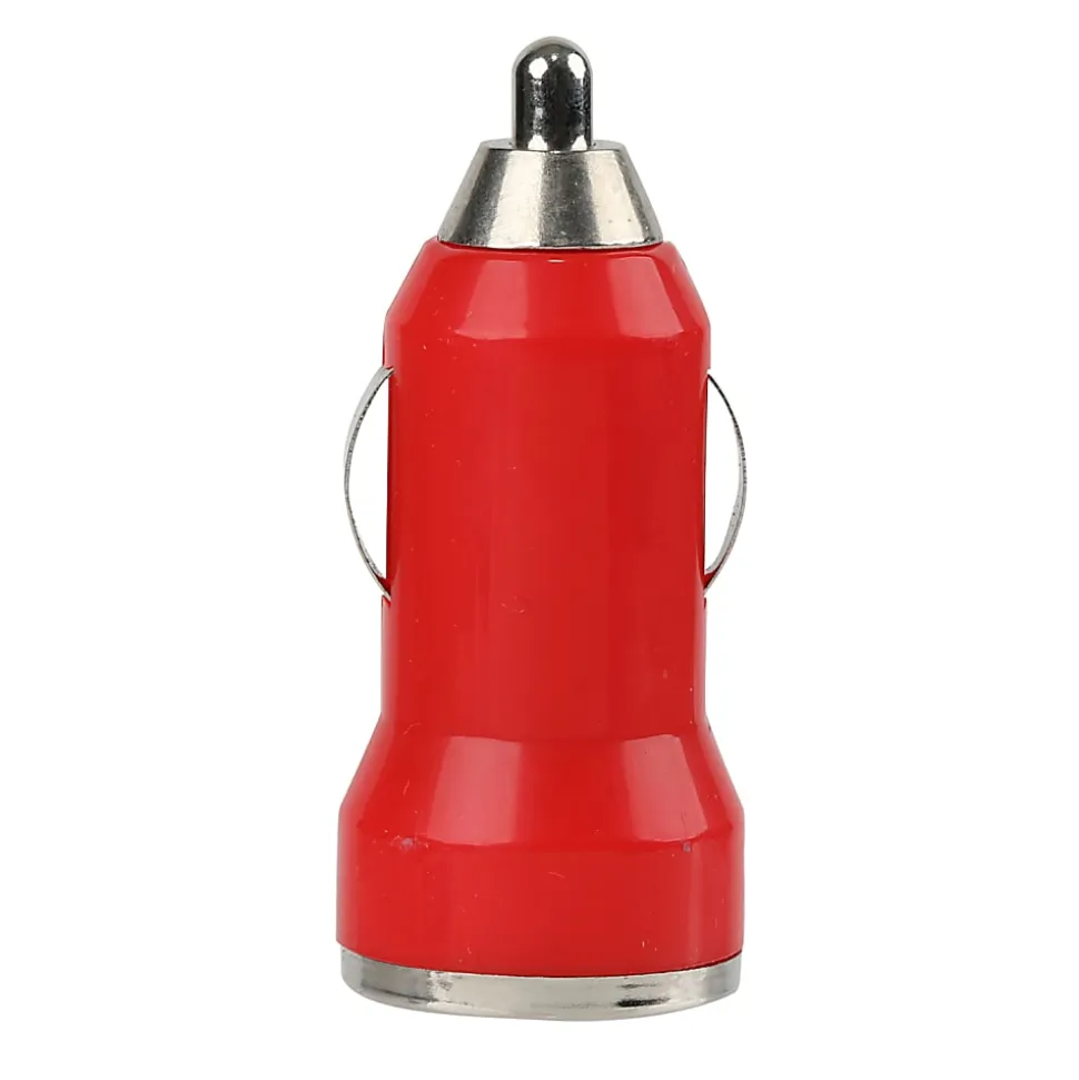 GoMovi Vivitar OD5021 2.4A Dual USB A Car Charger, Red