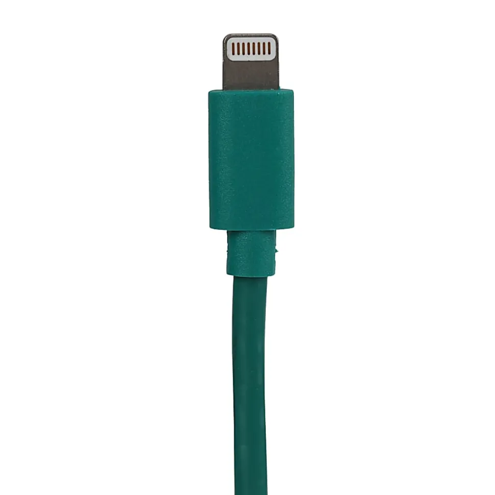 GoMovi Vivitar OD1003 USB A To Lightning Cable, 3', Teal