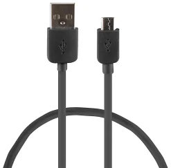 GoMovi Vivitar OD2003 USB A To Micro USB Cable, 3', Black