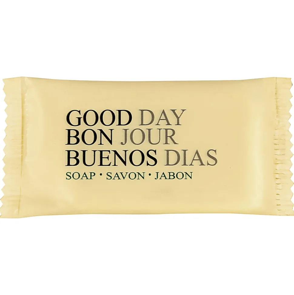 Good Day Amenity Solid Hand Soap, Pleasant Scent, 0.75 Oz, Case Of 1,000 Bars