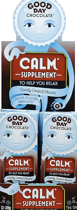 Good Day Chocolate Supplements, Calm Milk Chocolate, 0.99 Oz, Total Qty 96