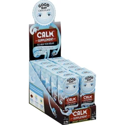 Good Day Chocolate Supplements, Calm Milk Chocolate, 0.99 Oz, Total Qty 96