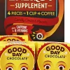 Good Day Chocolate Supplements, Dietary With Energy Dark Chocolate, 0.99 Oz, Total Qty 96