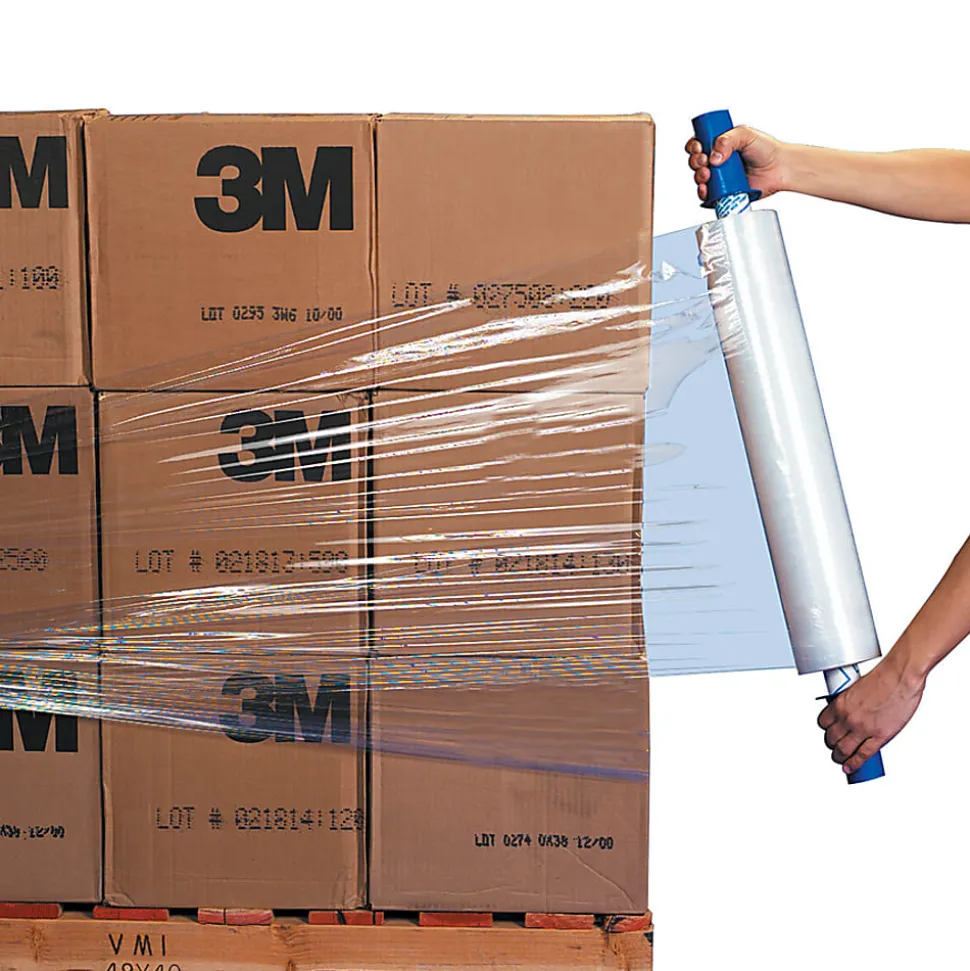 GoodWrappers® Stretch Film, Economy Cast Film, 80 Gauge, 20" x 1000', Clear, Pack Of 4