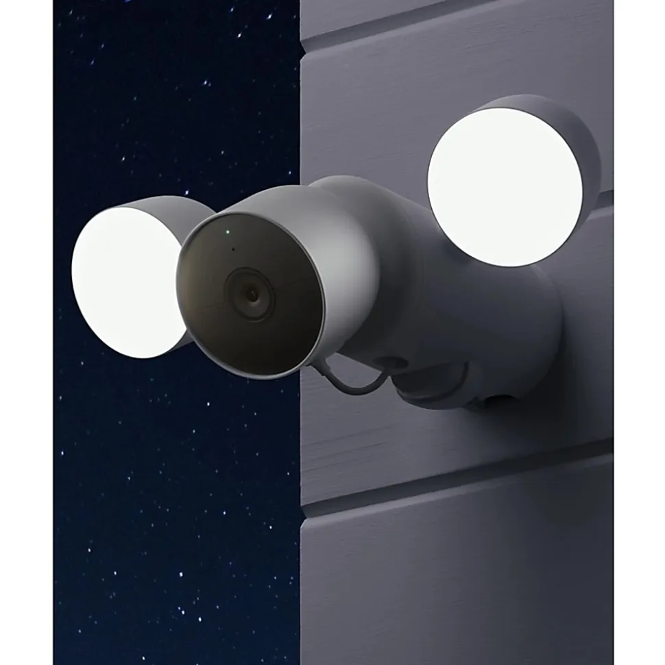 Google™ Nest Cam With Floodlight Wireless Security Camera, White