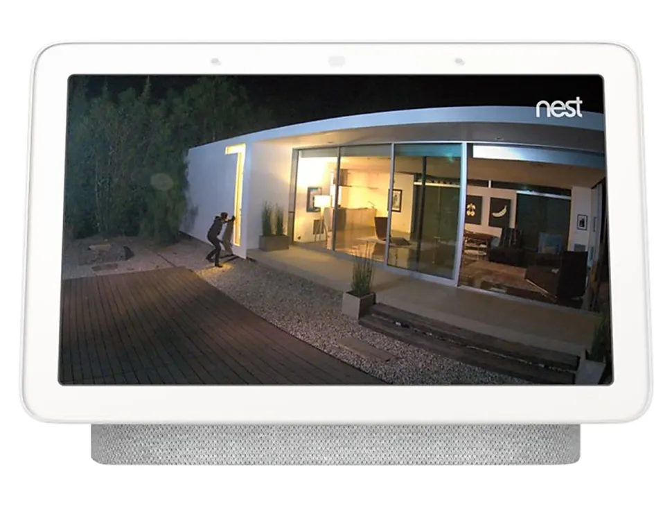 Google™ Nest Hub Display With Voice Search and Voice Command, 2nd Generation, Chalk