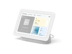Google™ Nest Hub Display With Voice Search and Voice Command, 2nd Generation, Chalk