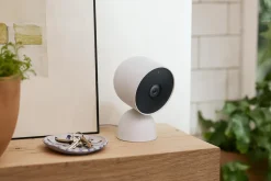 Google Nest 2 Megapixel Indoor/Outdoor HD Network Camera - Color - 20 ft Infrared Night Vision - H.264 - GA01317US