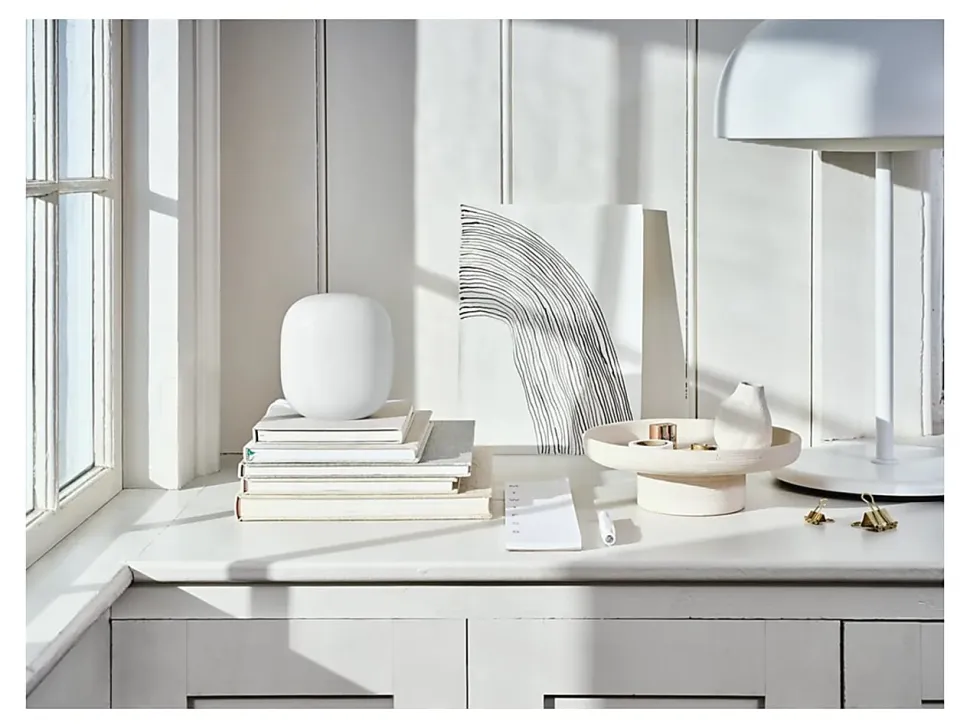 Google™ Nest Wi-Fi Pro 1-Port 5.4 Gigabit Routers, GA03690-US, Snow, Pack Of 3 Routers