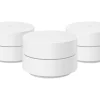Google Wifi - Wi-Fi system - (3 routers) - up to 4,500 sq.ft - mesh 1GbE - Wi-Fi 5 - Dual Band