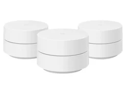 Google Wifi - Wi-Fi system - (3 routers) - up to 4,500 sq.ft - mesh 1GbE - Wi-Fi 5 - Dual Band