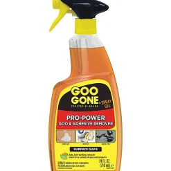 Goo Gone Spray Gel - 24 fl oz - For Tar, Glue, Caulk, Sealant, Tree Sap, Wet Paint, Asphalt, Ink, Marker Soot, Grease, Oil - Orange - 1 Each