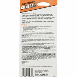 Gorilla Clear Grip Contact Adhesive - 3 fl oz - Clear - 1 Each