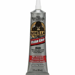 Gorilla Clear Grip Contact Adhesive - 3 fl oz - Clear - 1 Each