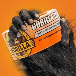 Gorilla Crystal Clear Tape - 18 yd Length x 1.88