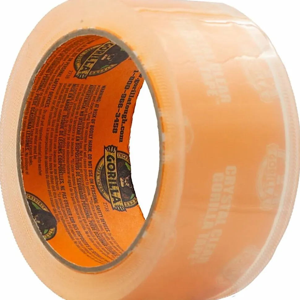 Gorilla Crystal Clear Tape - 18 yd Length x 1.88" Width - Clear - Temperature Resistant, Weather Proof, UV Resistant - For Indoor, Outdoor - 1 Each