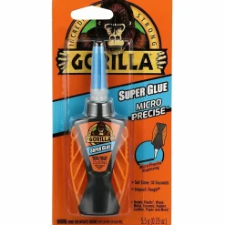 Gorilla Micro Precise Super Glue - 0.19 oz - Clear - 1 Each