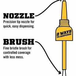 Gorilla™ Super Glue Brush & Nozzle, 0.35 Oz