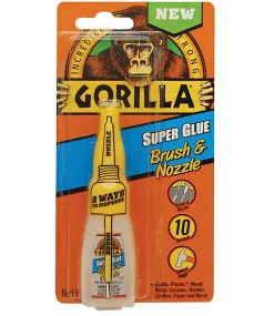 Gorilla™ Super Glue Brush & Nozzle, 0.35 Oz