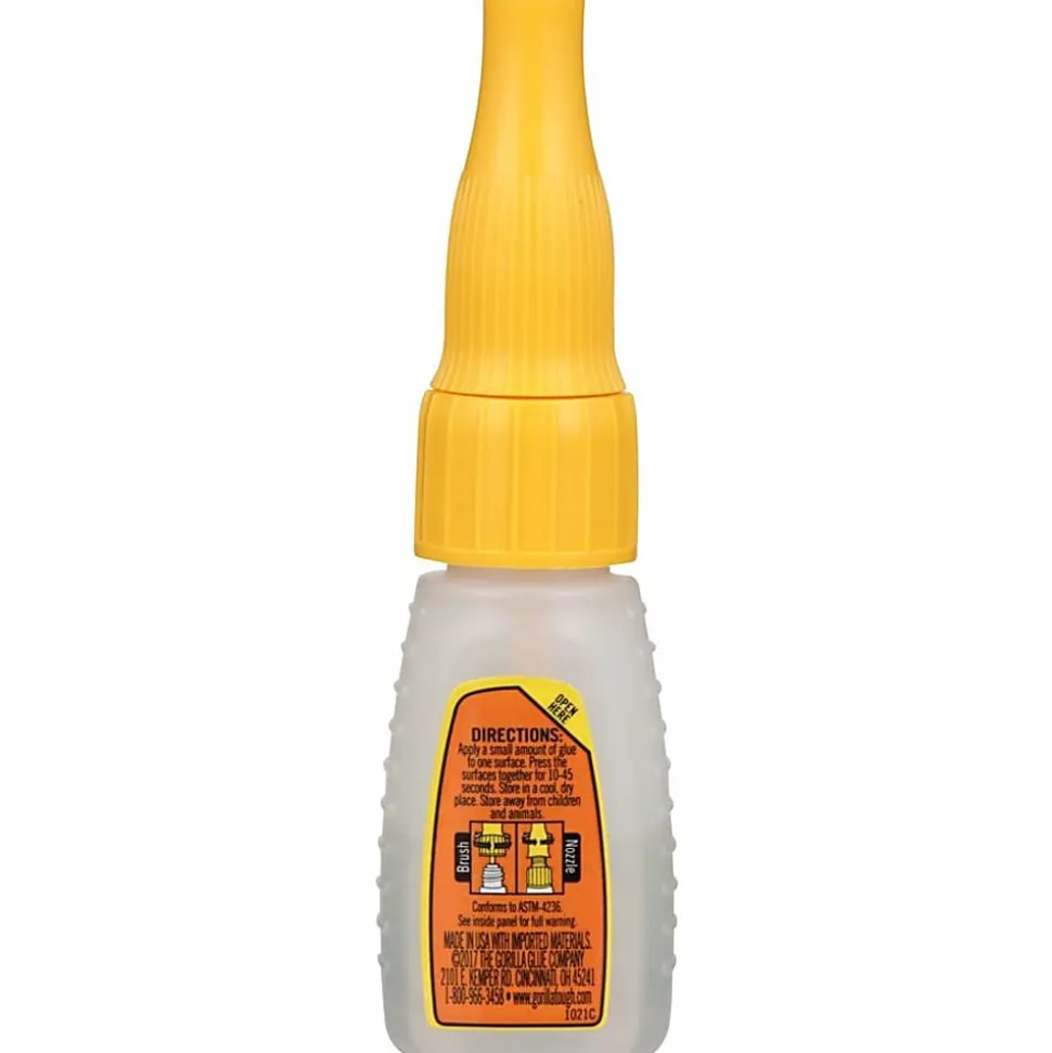 Gorilla™ Super Glue Brush & Nozzle, 0.35 Oz