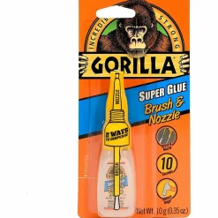 Gorilla™ Super Glue Brush & Nozzle, 0.35 Oz