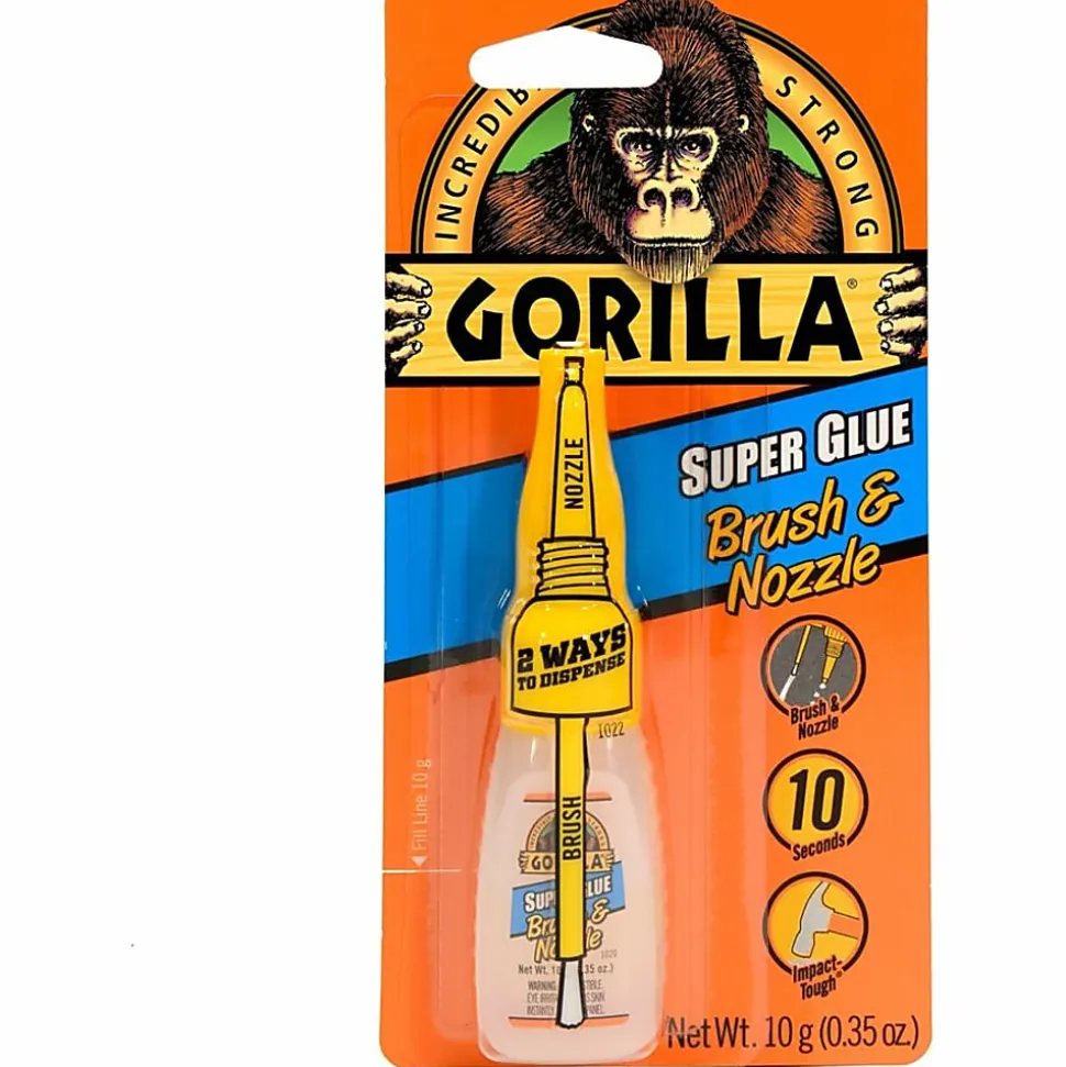 Gorilla™ Super Glue Brush & Nozzle, 0.35 Oz