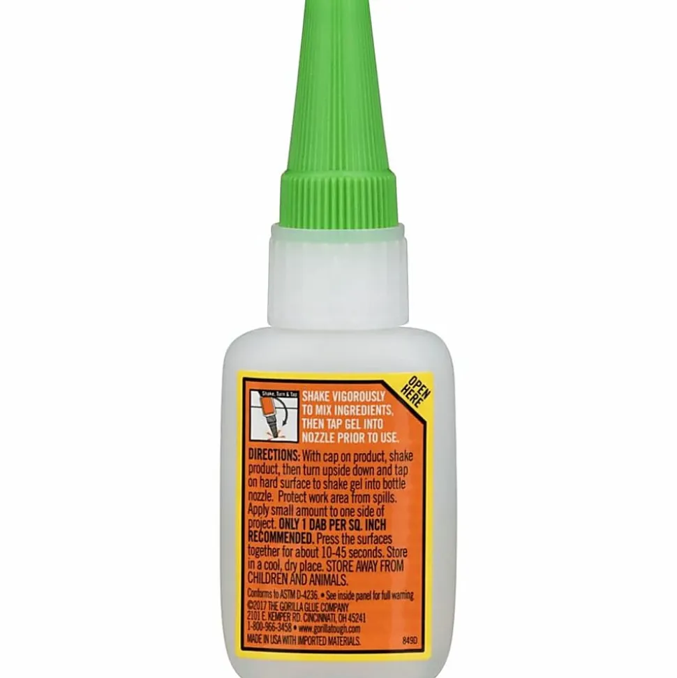 Gorilla™ Super Glue Gel, 0.53 Oz