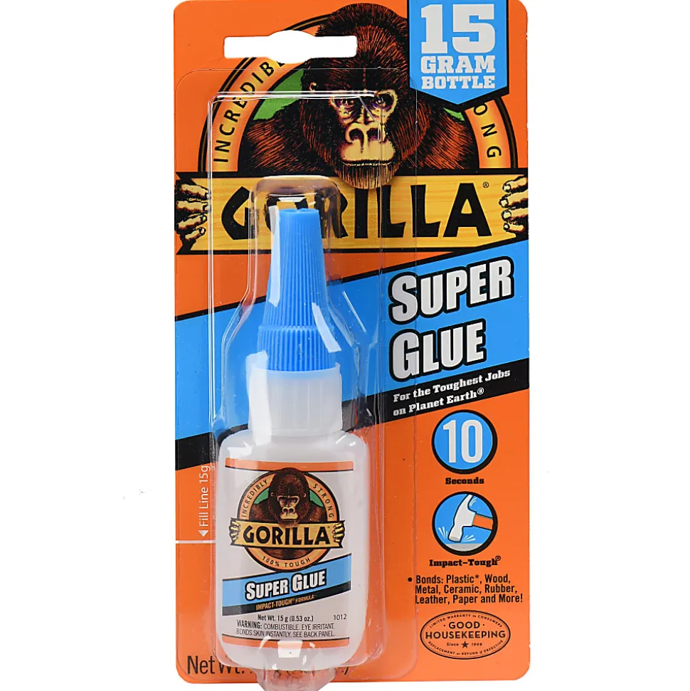 Gorilla™ Super Glue, 0.53 Oz Bottle