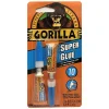 Gorilla™ Super Glue, 0.11 Oz Tubes, Pack Of 2 Tubes