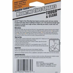 Gorilla Tough & Clear Mounting Squares, 6067202