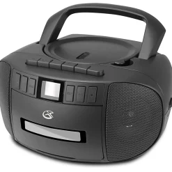 GPX BCA209 CD Boombox With AM/FM Radio, 4.88"H x 8.87"W x 9.53"D, Black