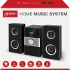 GPX HC425B 2-Channel Stereo Home Music System With AM/FM Radio, 9-1/2”H x 7-1/8”W x 5-15/16”D