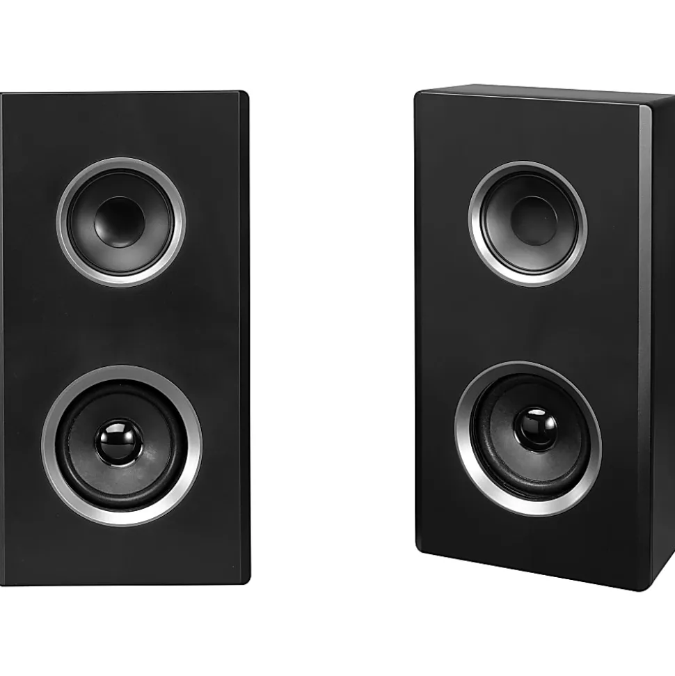 GPX HC425B 2-Channel Stereo Home Music System With AM/FM Radio, 9-1/2”H x 7-1/8”W x 5-15/16”D