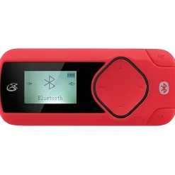 GPX MWB308R 8 GB Flash MP3 Player - Voice Recorder, FM Tuner, e-Book, FM Recorder - 1" - Bluetooth - Yes - microSD - MP3, WAV - 8 Hour