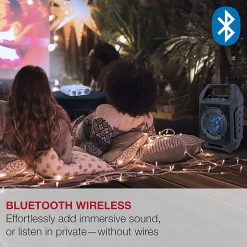GPX The Max 1080p Projector With Bluetooth Transmitter, PJ712W
