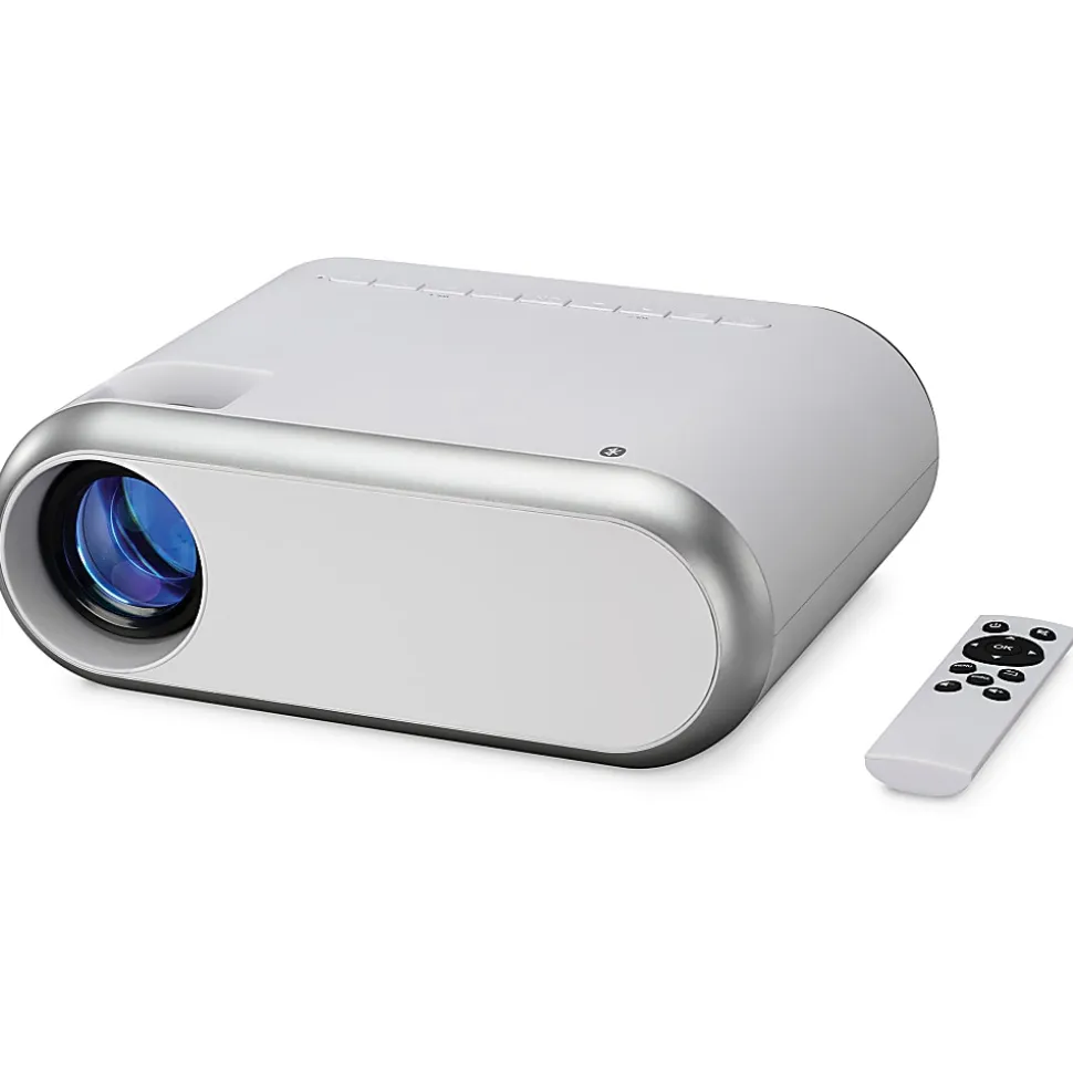 GPX The Max 1080p Projector With Bluetooth Transmitter, PJ712W