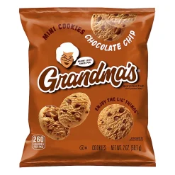 Grandma's® Chocolate Chip Mini Cookies, 2 Oz, Total Qty 60