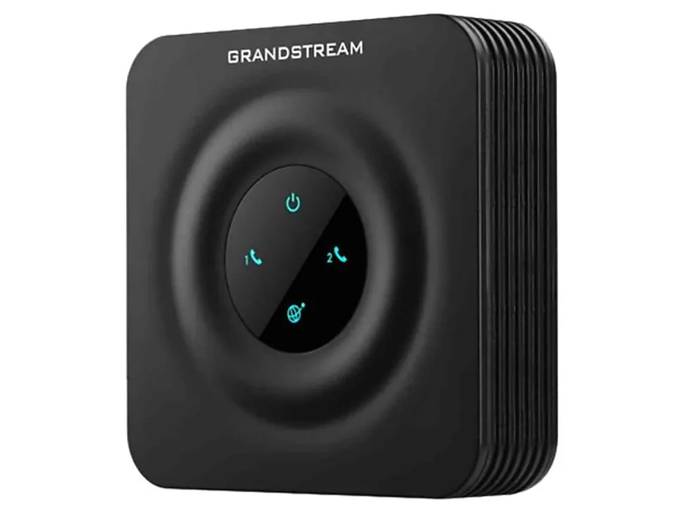 Grandstream 2-Port FXS Analog Telephone Adapter, Black, GS-HT802