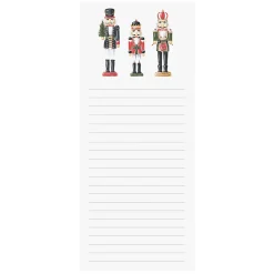 Graphique Holiday Magnetic Notepad, 4" x 9", 100 Sheets, Nutcrackers