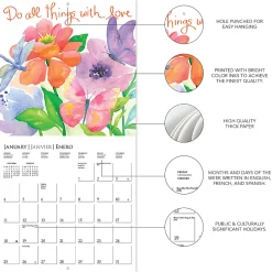 2026 Graphique Inspirational Monthly Mini Wall Calendar, 7