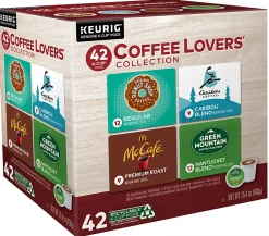 Green Mountain Coffee Coffee Lovers' Collection Single-Serve K-Cup Variety Pack, Pack Of 42 K-Cup