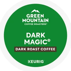 Green Mountain Coffee® Dark Magic Extra-Bold Coffee K-Cup® Pods, Dark Roast, Classic, Box Of 48 Pods