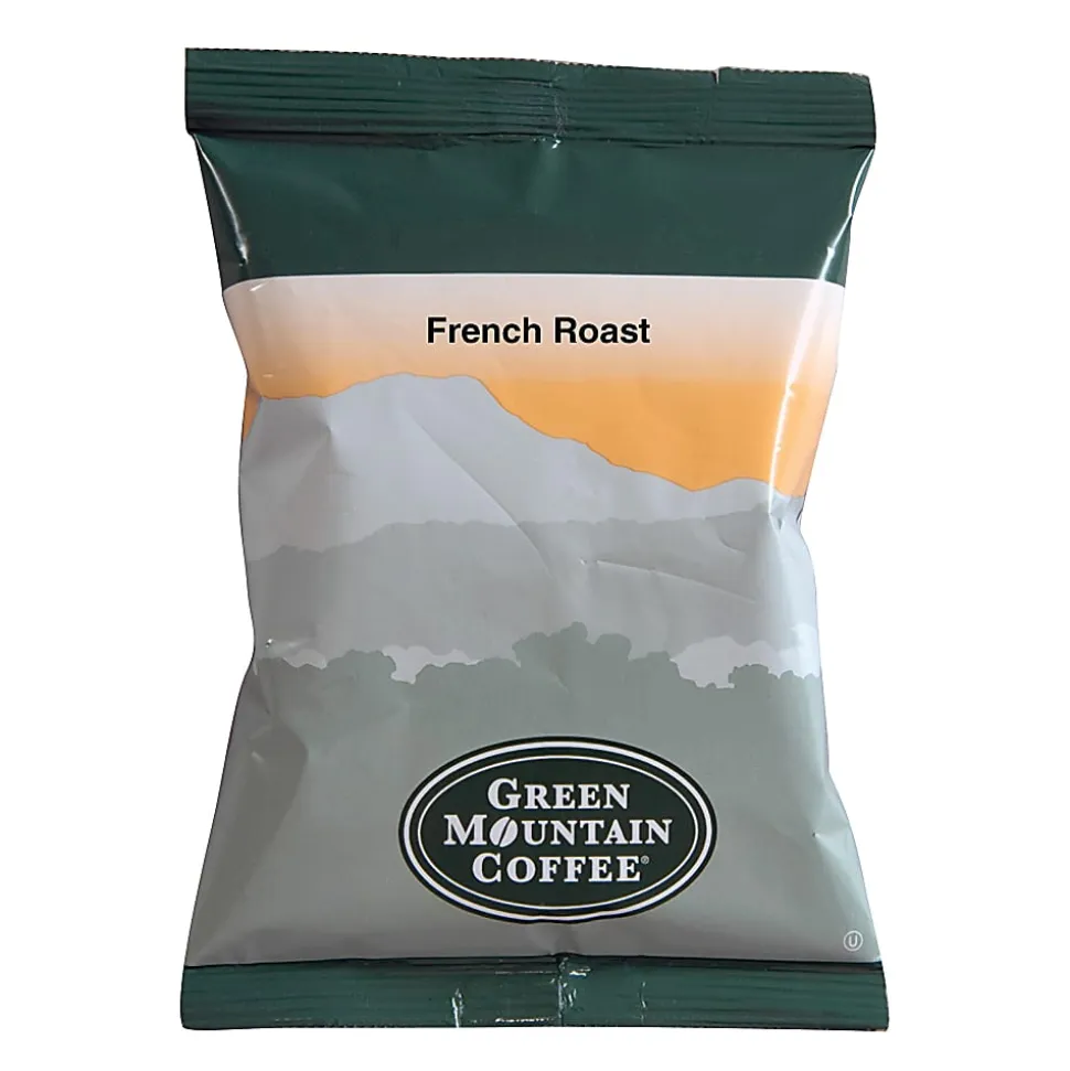 Green Mountain Coffee® Ground Coffee, French Roast, 2.2 Oz Per Bag, Carton Of 50 Bags