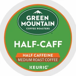 Green Mountain Coffee® K-Cups, Medium Roast, Half-Caffeinated, Carton Of 24 K-Cups