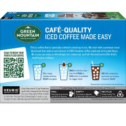 Green Mountain Coffee Roasters ICED Vanilla Caramel Single Serve Keurig K-Cup Pods, Pack Of 10 Pods