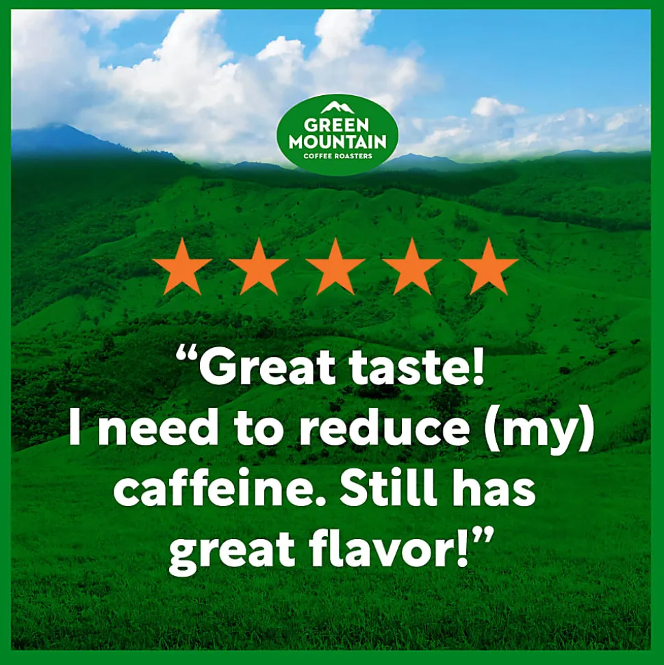 Green Mountain Coffee Roasters Half Caff Coffee, Keurig Single-Serve K-Cup Pods, Medium Roast, 24 Count